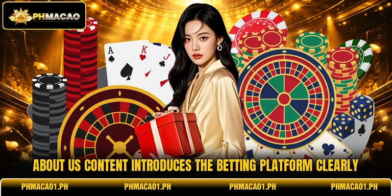 About us content introduces the betting platform clearly About us content introduces the betting platform clearly