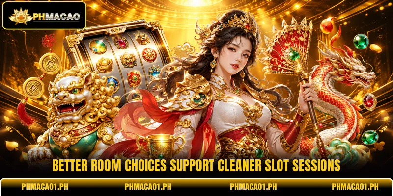 Better room choices support cleaner slot sessions