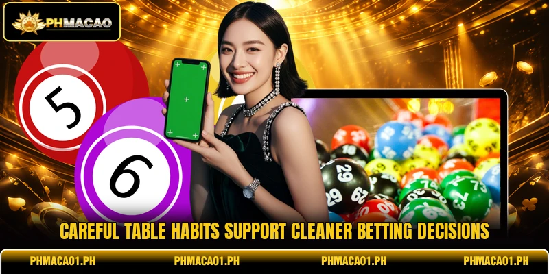 Careful table habits support cleaner betting decisions Careful table habits support cleaner betting decisions