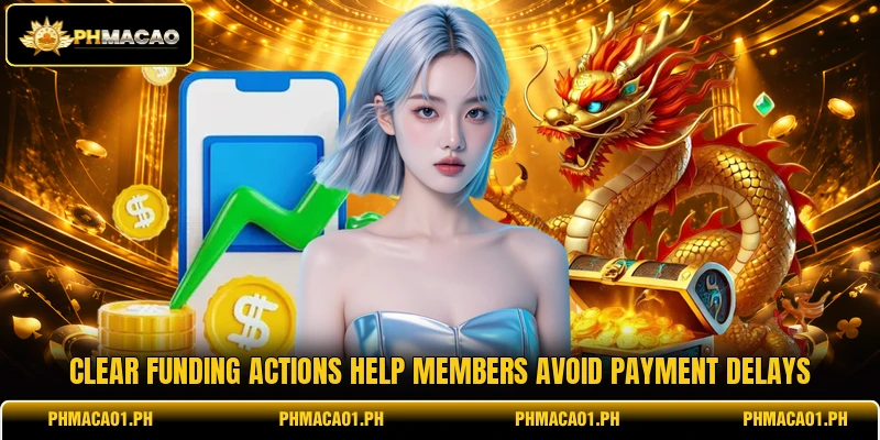 Clear funding actions help members avoid payment delays Clear funding actions help members avoid payment delays