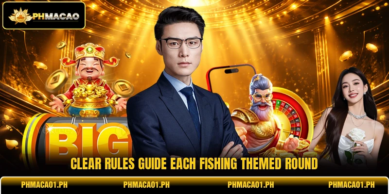Clear rules guide each fishing themed round