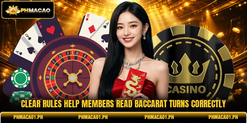 Clear rules help members read baccarat turns correctly