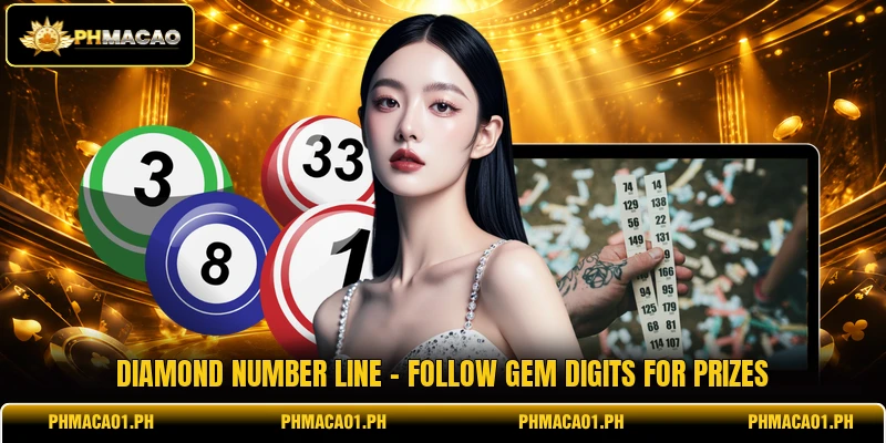 Diamond Number Line - Follow Gem Digits For Prizes