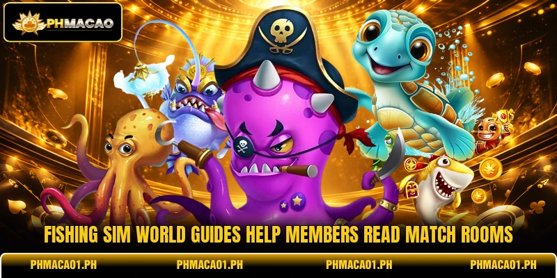 Fishing Sim World guides help members read match rooms Fishing Sim World guides help members read match rooms