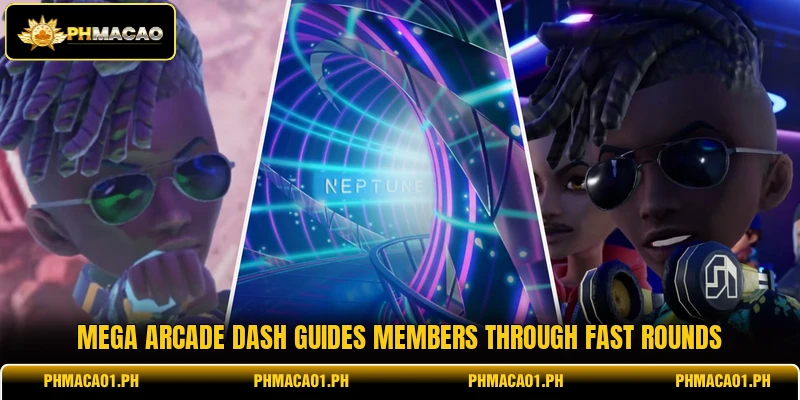 Mega Arcade Dash guides members through fast rounds Mega Arcade Dash guides members through fast rounds