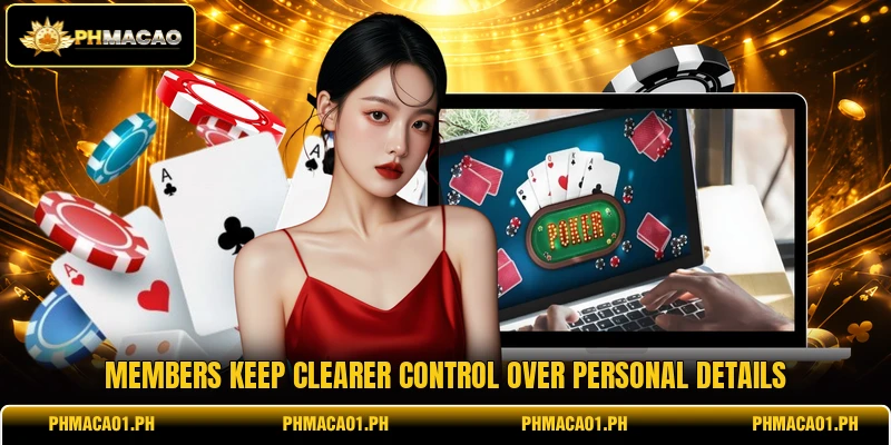 Members keep clearer control over personal details Members keep clearer control over personal details