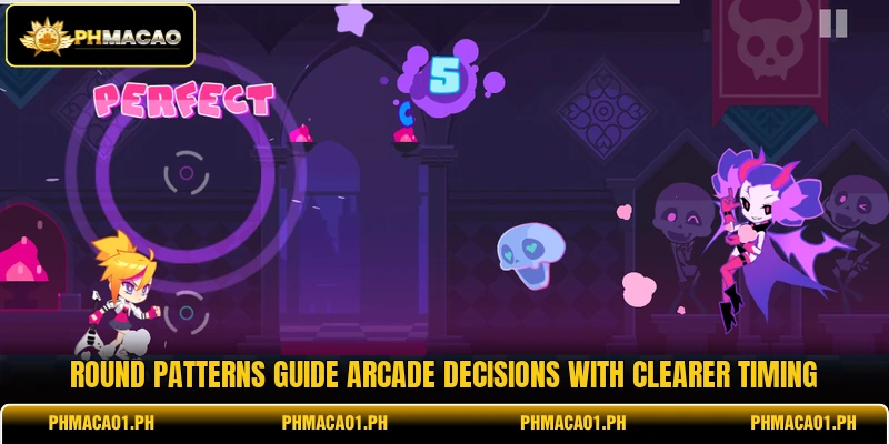 Round patterns guide arcade decisions with clearer timing