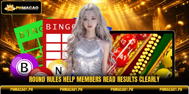 Round rules help members read results clearly Round rules help members read results clearly