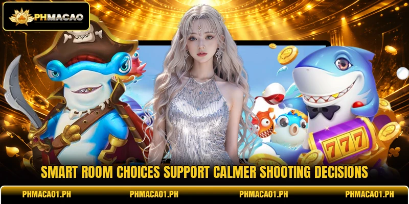 Smart room choices support calmer shooting decisions