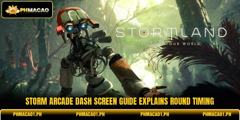 Storm Arcade Dash screen guide explains round timing